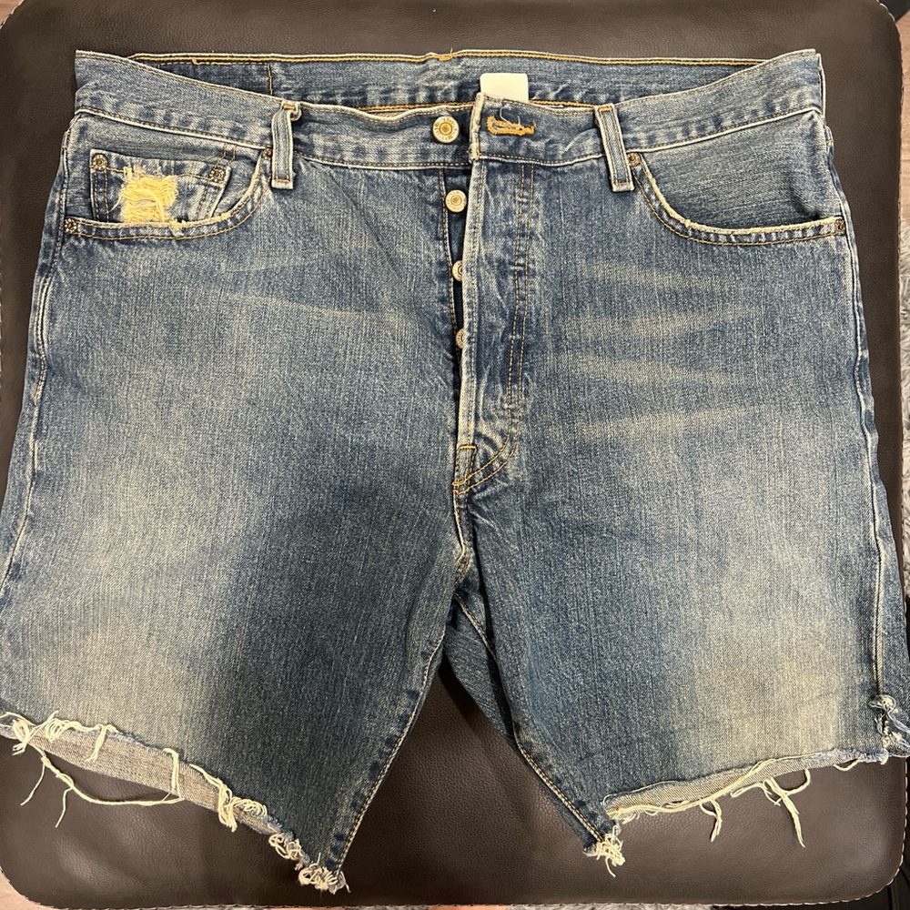 Levi's Mens 501 '93 Cut Off Jean Shorts 7"  Button Fly Size 36